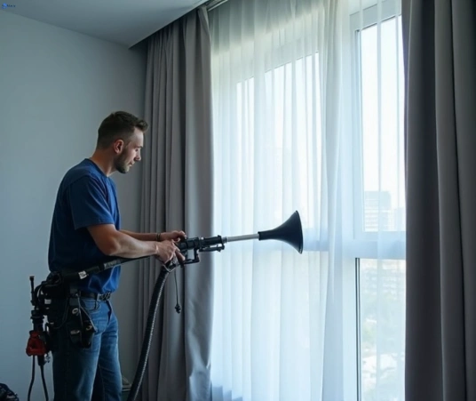 Professional commercial curtain cleaning process equipment Matty Curtain Cleaning kogarah-bay-nsw